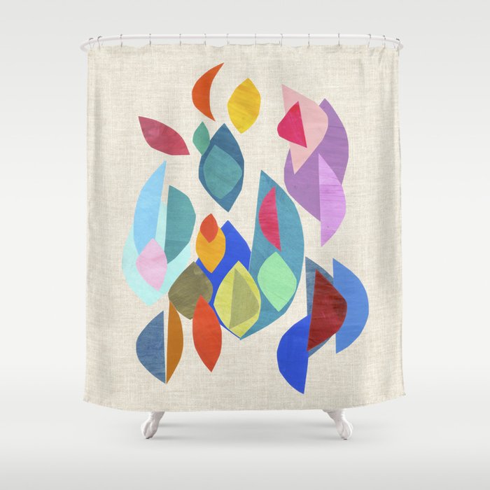 Helix Shards Shower Curtain Gallery Image 1