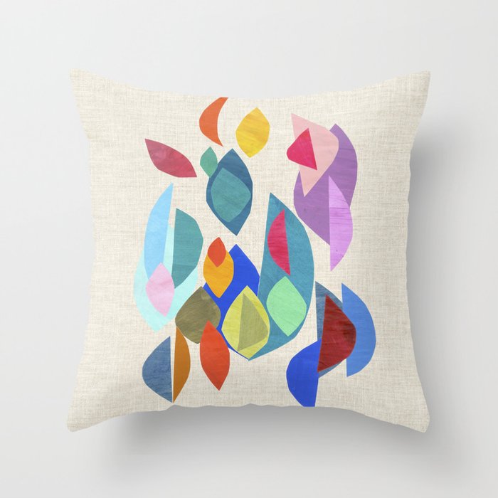 Helix Shards Throw Pillow Gallery Image 1