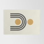 Mid century modern - arch suns Rug Gallery Image 2