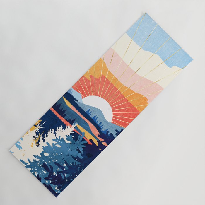 Sunset Lake Yoga Mat Gallery Image 1