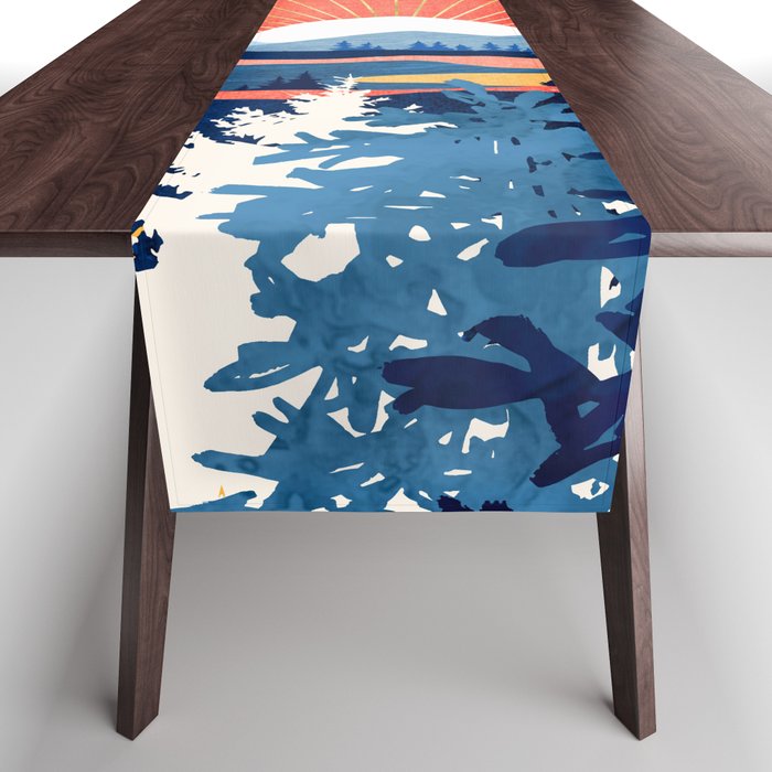 Sunset Lake Table Runner Gallery Image 1