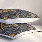 Celestial Forest Damask - Midnight Pillow Sham Gallery Image 3