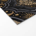 Celestial Forest Damask - Midnight Welcome Mat Gallery Image 2