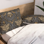 Celestial Forest Damask - Midnight Pillow Sham Gallery Image 2