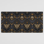 Celestial Forest Damask - Midnight Desk Mat Gallery Image 3