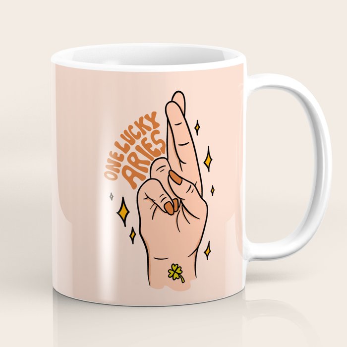 One Lucky Aries Coffee Mug Gallery Image 1