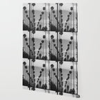 Vintage Black & White California Palm Trees Photo Wallpaper Gallery Image 2