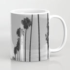 Vintage Black & White California Palm Trees Photo Coffee Mug Gallery Image 1