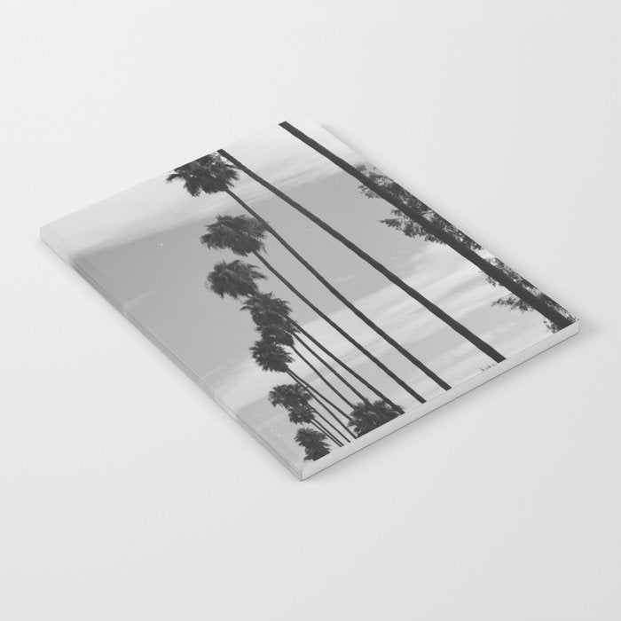 Vintage Black & White California Palm Trees Photo Notebook Gallery Image 2