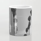 Vintage Black & White California Palm Trees Photo Coffee Mug Gallery Image 4