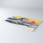 The Great Wave Of  Cat Rug Gallery Image 3