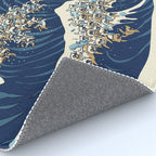 The Great Wave Of  Cat Rug Gallery Image 4
