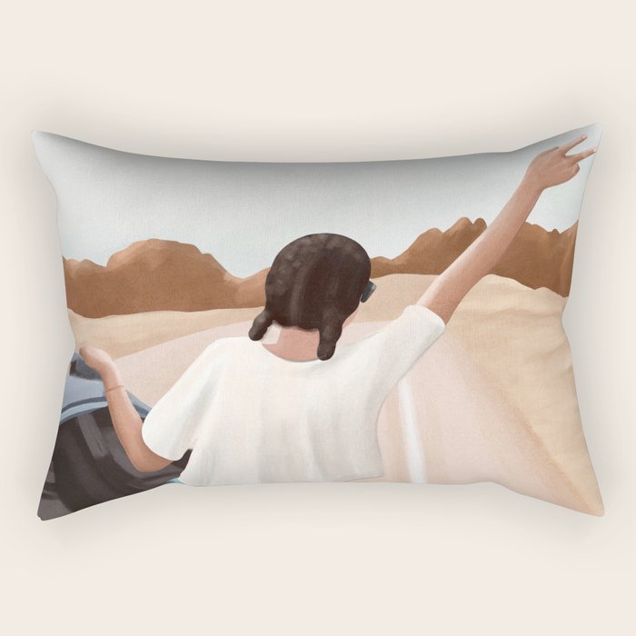 Spring Break Trip Rectangular Pillow Gallery Image 2