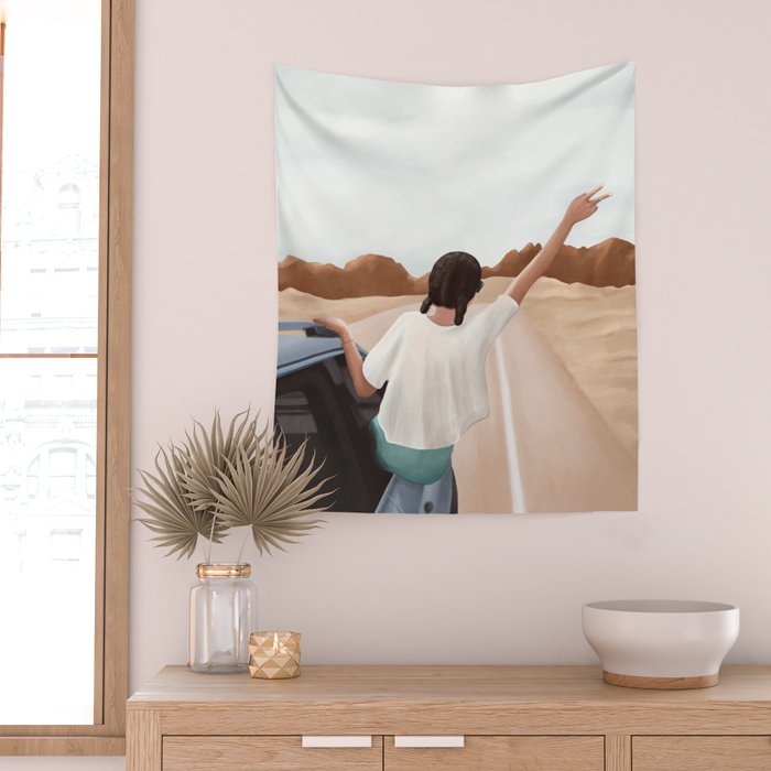 Spring Break Trip Wall Tapestry Gallery Image 2