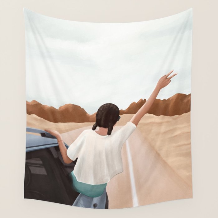 Spring Break Trip Wall Tapestry Gallery Image 4