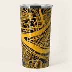 Pittsburgh City Map Pennsylvania 412 Steel City Vintage Maps Print Travel Mug Gallery Image 1