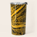 Pittsburgh City Map Pennsylvania 412 Steel City Vintage Maps Print Travel Mug Gallery Image 2