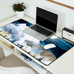 Moonlit Snow Desk Mat Gallery Image 2