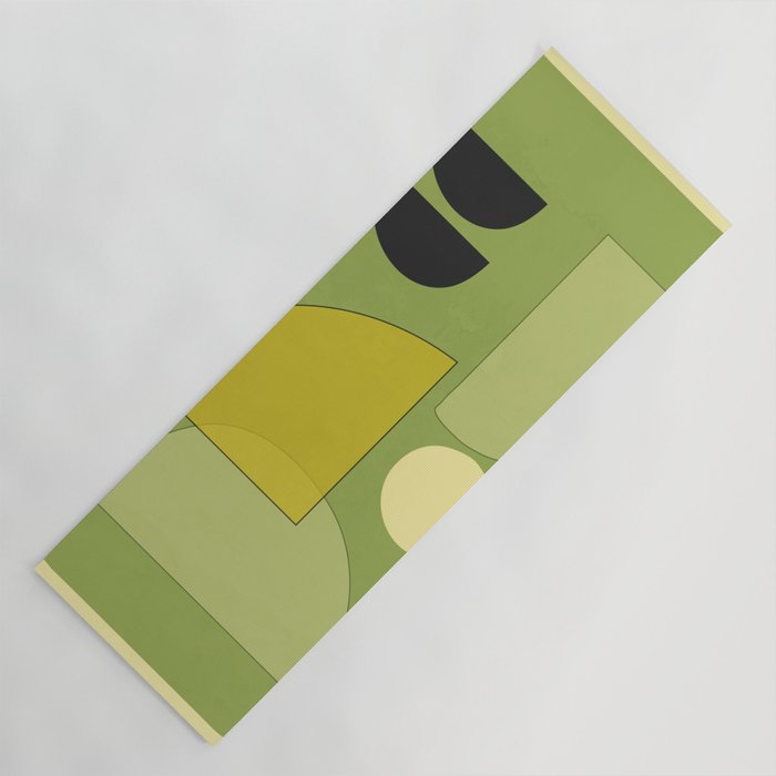 Modern Abstract Minimal Shapes 154 Yoga Mat Gallery Image 1