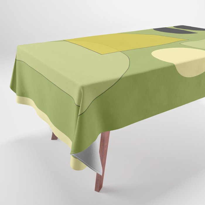 Modern Abstract Minimal Shapes 154 Tablecloth Gallery Image 1