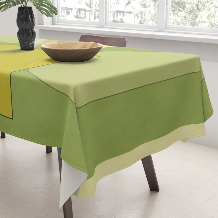 Modern Abstract Minimal Shapes 154 Tablecloth Gallery Image 3