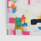 A Thousand Springs Blooming #3 Fun Colorful Abstract Painting by Ejaaz Haniff Poster Gallery Image 3
