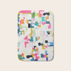 A Thousand Springs Blooming #3 Fun Colorful Abstract Painting by Ejaaz Haniff Bath Mat Gallery Image 1