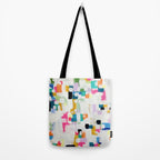 A Thousand Springs Blooming #3 Fun Colorful Abstract Painting by Ejaaz Haniff Tote Bag Gallery Image 2