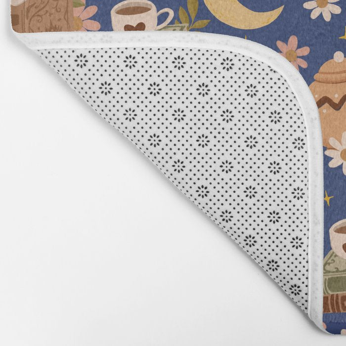 Cozy Evening In Blue Bath Mat Gallery Image 2