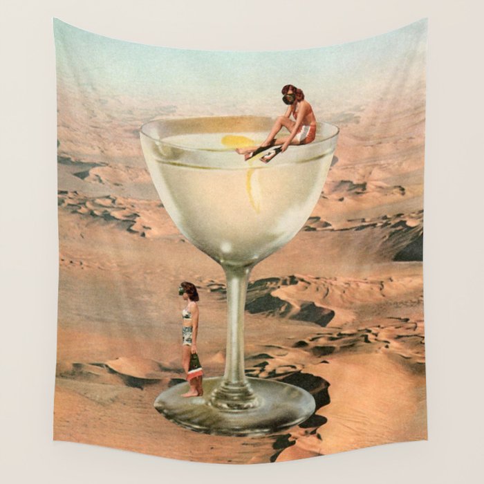 Dry Martini Wall Tapestry Gallery Image 4