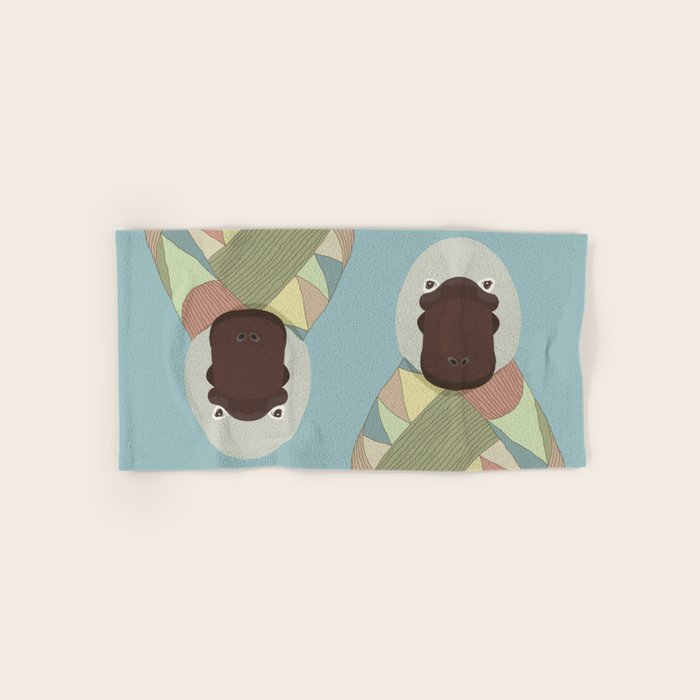 Whimsical Platypus II Bath Towel Gallery Image 1