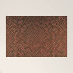 Football / Basketball Leather Texture Skin Welcome Mat Gallery Image 1