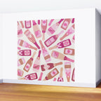 French Champagne Collection - Pink Wall Mural Gallery Image 2