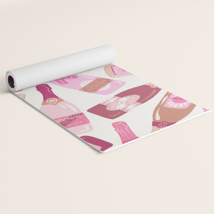 French Champagne Collection - Pink Yoga Mat Gallery Image 2