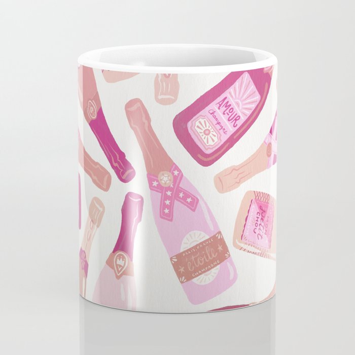 French Champagne Collection - Pink Coffee Mug Gallery Image 4