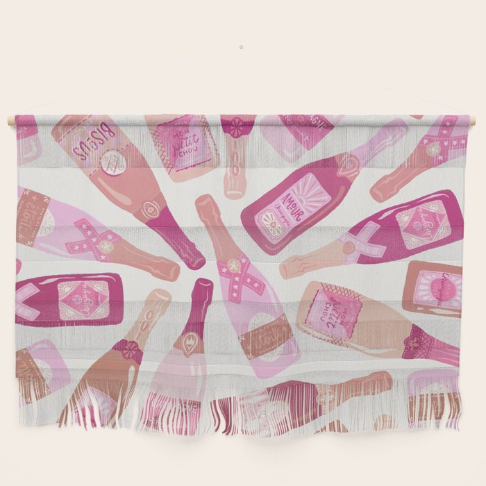 French Champagne Collection - Pink Wall Hanging Gallery Image 1