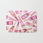 French Champagne Collection â Pink Bath Mat Gallery Image 1