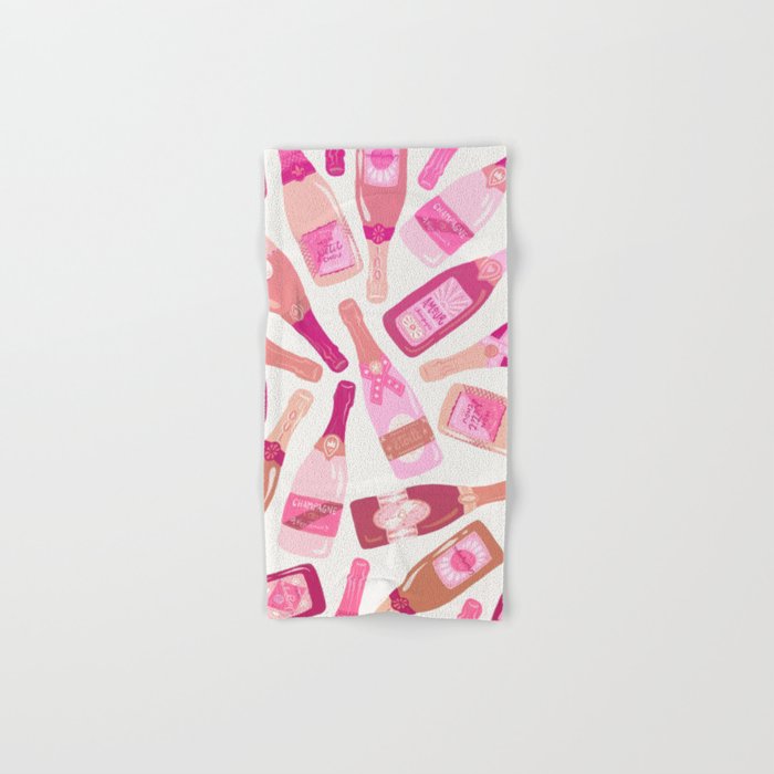 French Champagne Collection - Pink Bath Towel Gallery Image 1