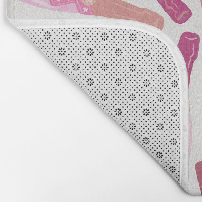 French Champagne Collection â Pink Bath Mat Gallery Image 2