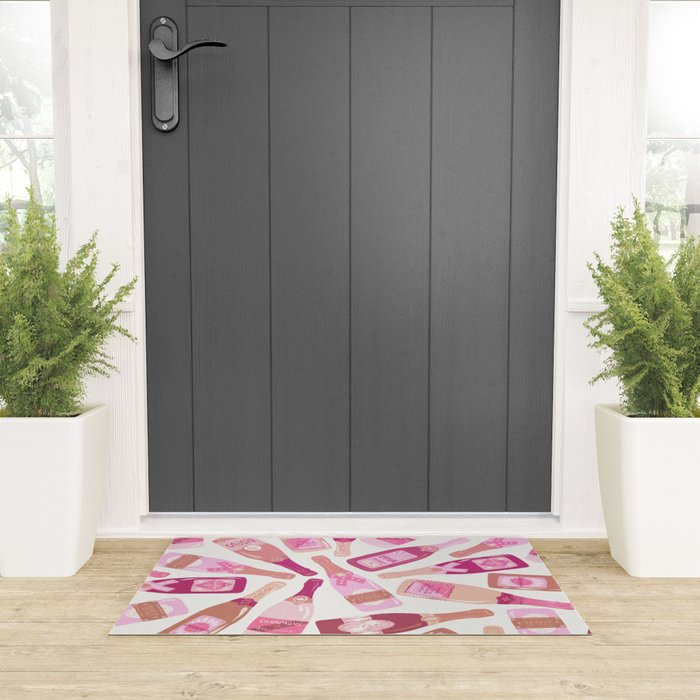 French Champagne Collection - Pink Welcome Mat Gallery Image 3
