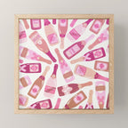 French Champagne Collection - Pink Mini Art Print Gallery Image 1
