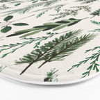 Winter Branch Pattern Bath Mat Gallery Image 3