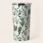 Winter Branch Pattern Travel Mug Gallery Image 1