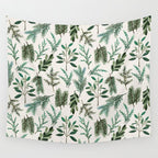 Winter Branch Pattern Wall Tapestry Gallery Image 4