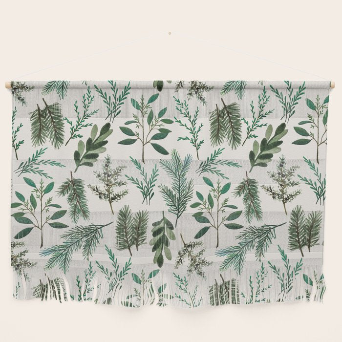 Winter Branch Pattern Wall Hanging Gallery Image 1