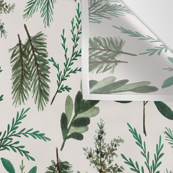 Winter Branch Pattern Wall Tapestry Gallery Image 3