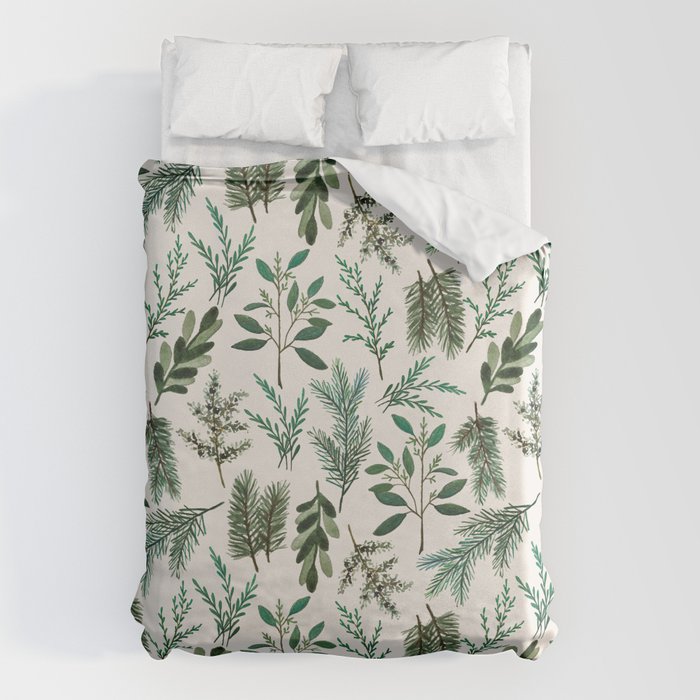 Winter Branch Pattern Duvet Cover Gallery Image 6