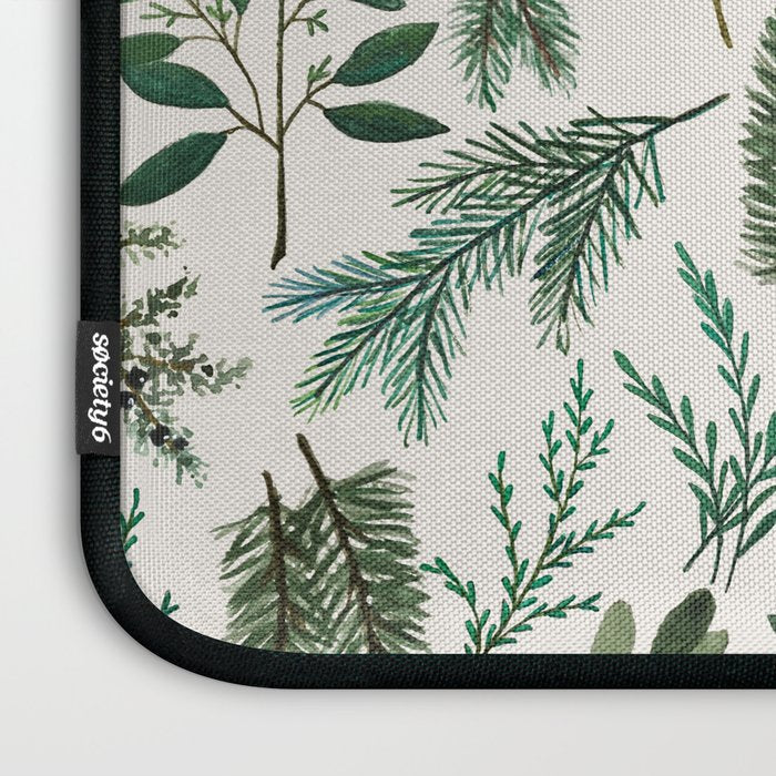 Winter Branch Pattern Laptop Sleeve Gallery Image 3