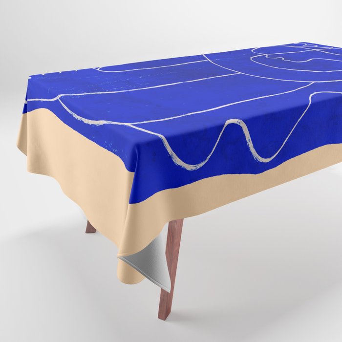Abstract line art Figure 7 Tablecloth Gallery Image 1