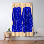 Abstract line art Figure 7 Window Curtain Gallery Image 5